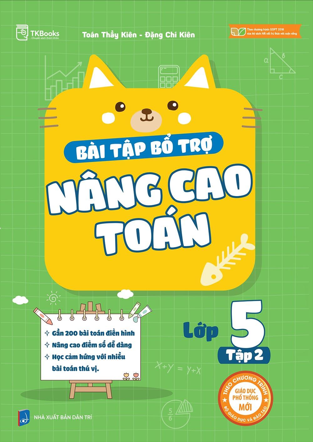 Sách - Bài Tập Bổ Trợ Nâng Cao Toán Lớp 5 - Tập 2