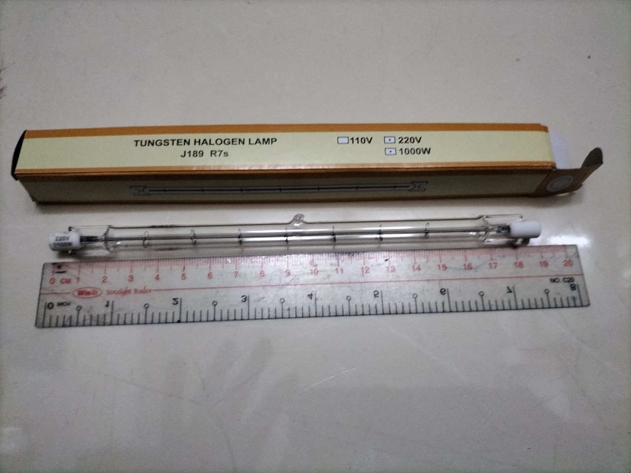 Bóng đèn Halogen cao áp R7S 220V 500W - Tungsten halogen lamps R7S 220V 500W