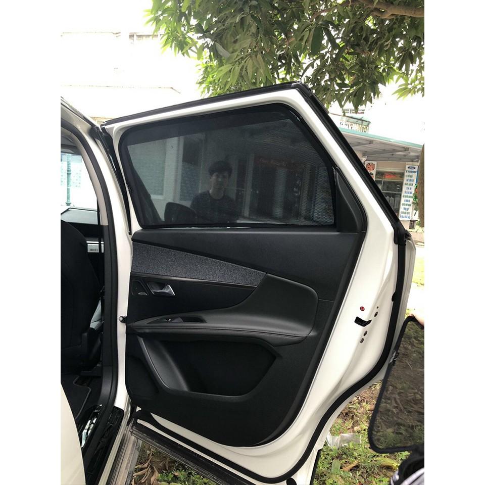 Rèm Che Nắng Nam Châm Xe Ford Ranger 2016 đến 2021 Bộ 4 Tấm Có Sẵn Nam Châm Hút Mạnh chuẩn form xe