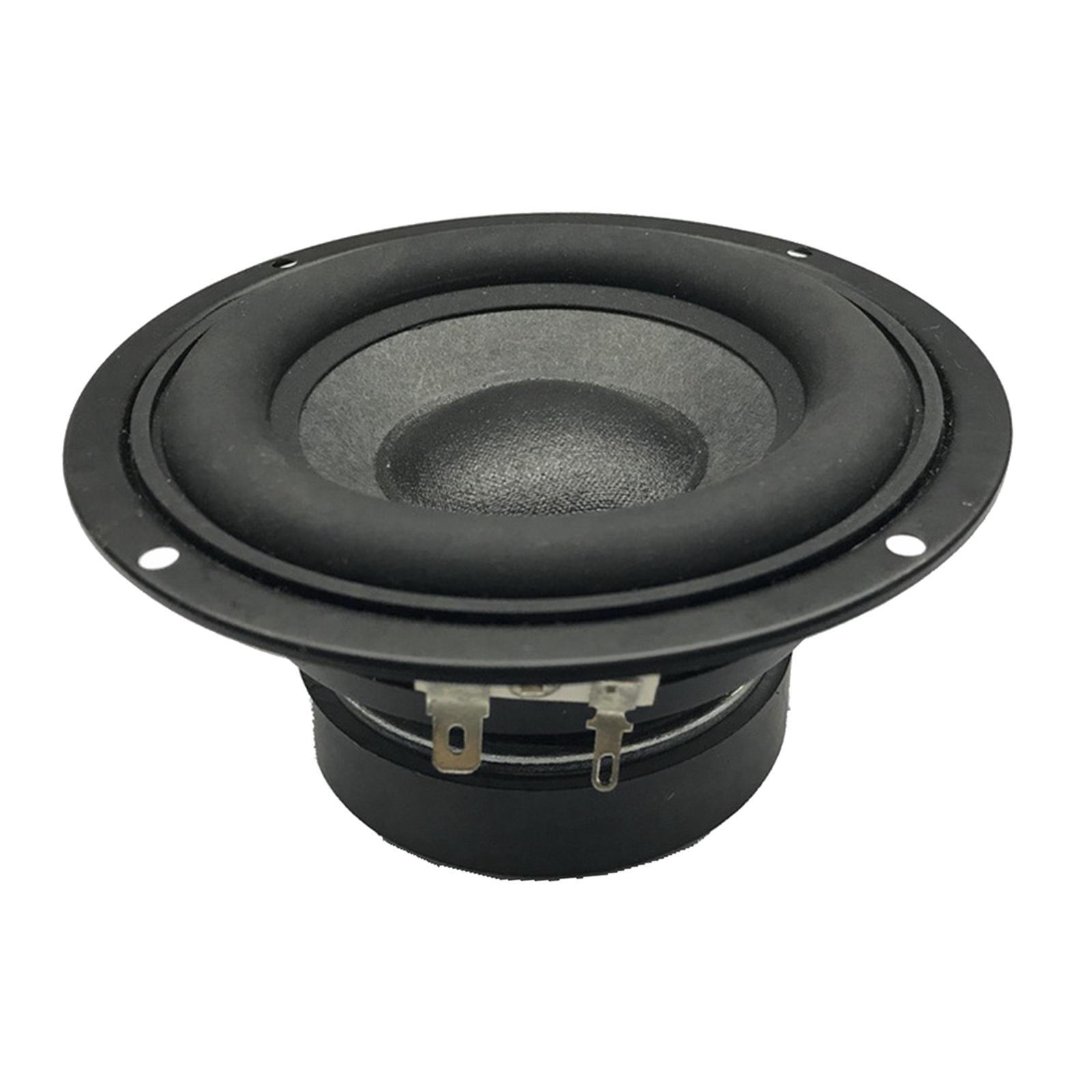 Mini Woofer Subwoofer Speaker Rubber Edge Stereo Low Noise for Car Travel
