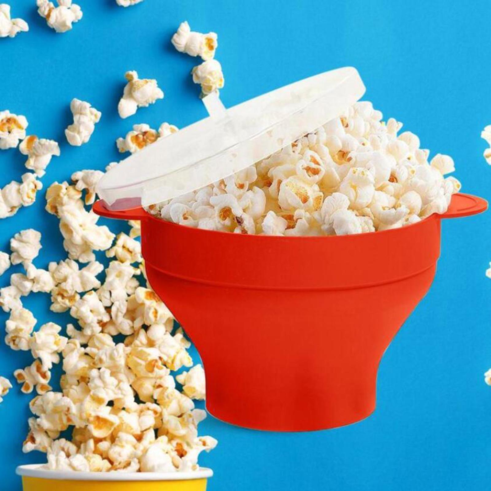 Microwave Popcorn Maker Pop Corn Collapsible Silicone Bowl Container