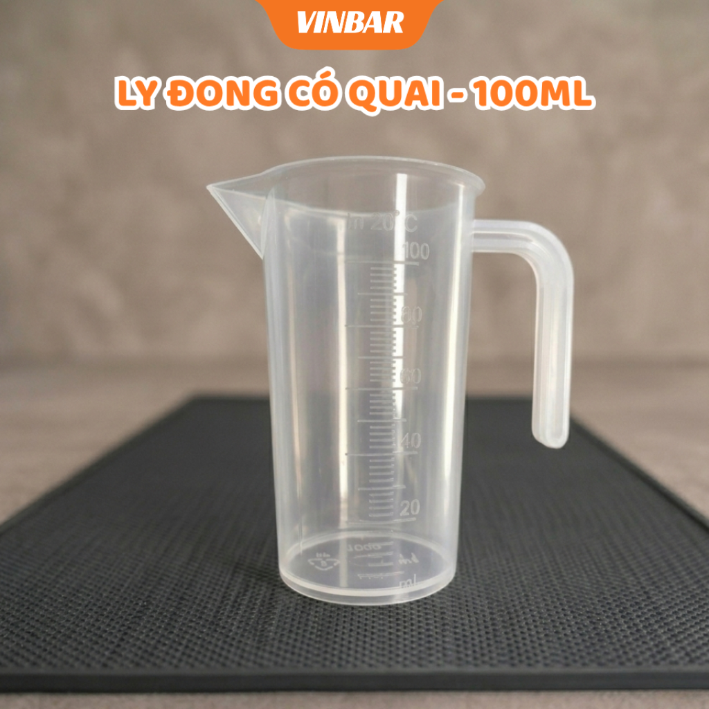 LY ĐONG NHỰA 100ML CÓ QUAI