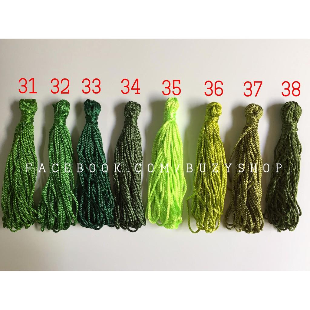 THÊM MÀU MỚI dây cotton thắt vòng 1mm nguyên liệu thủ công
