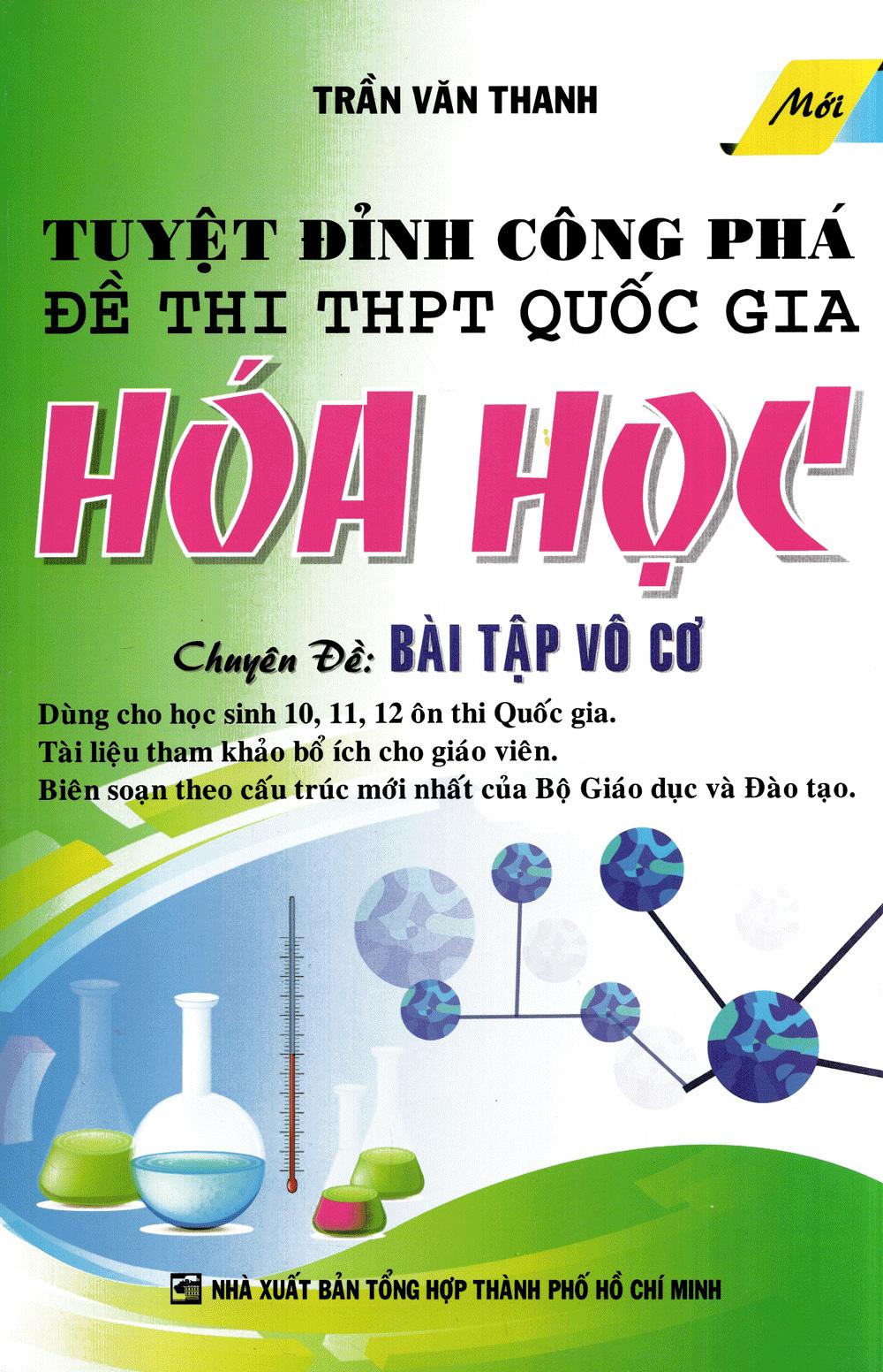 Sách Tuyệt Đỉnh Công Phá Đề Thi THPT Quốc Gia Hóa Học Chuyên Đề Bài Tập Vô Cơ