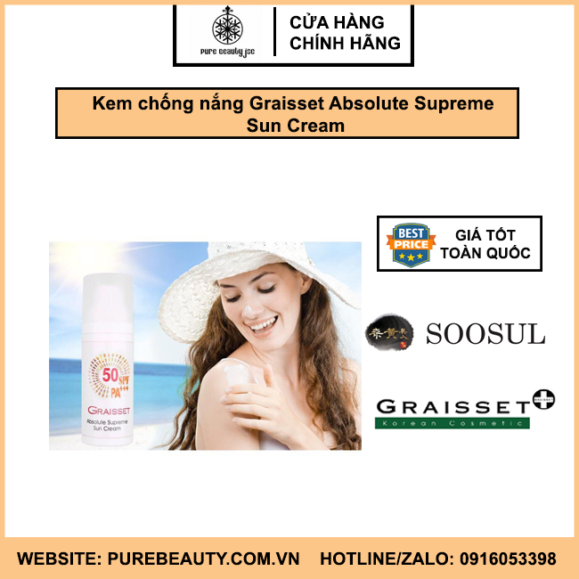 Kem chống nắng Graisset Absolute Supreme Sun Cream