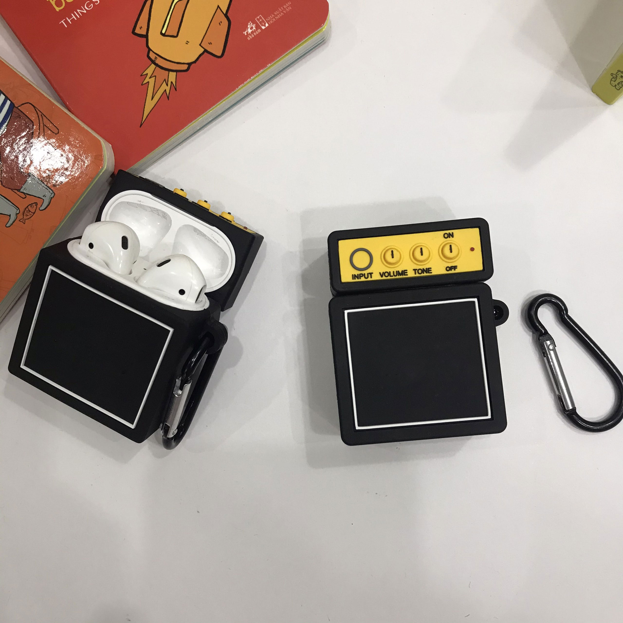 Case Ốp Silicon Bảo Vệ Cho Apple AirPods / AirPods 2 - Hình Chiếc Loa