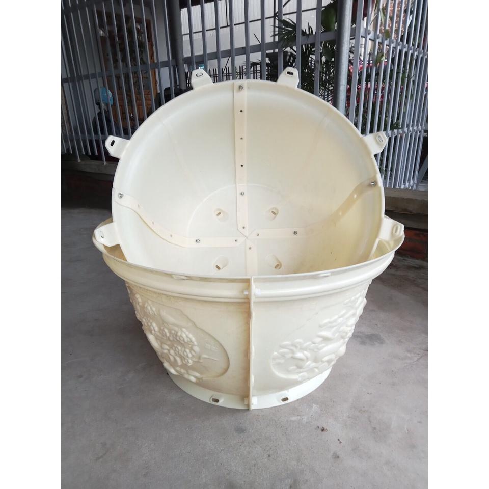 Bộ khuôn đúc chậu tròn rộng 90cm nhựa ABS có đủ lòng trong
