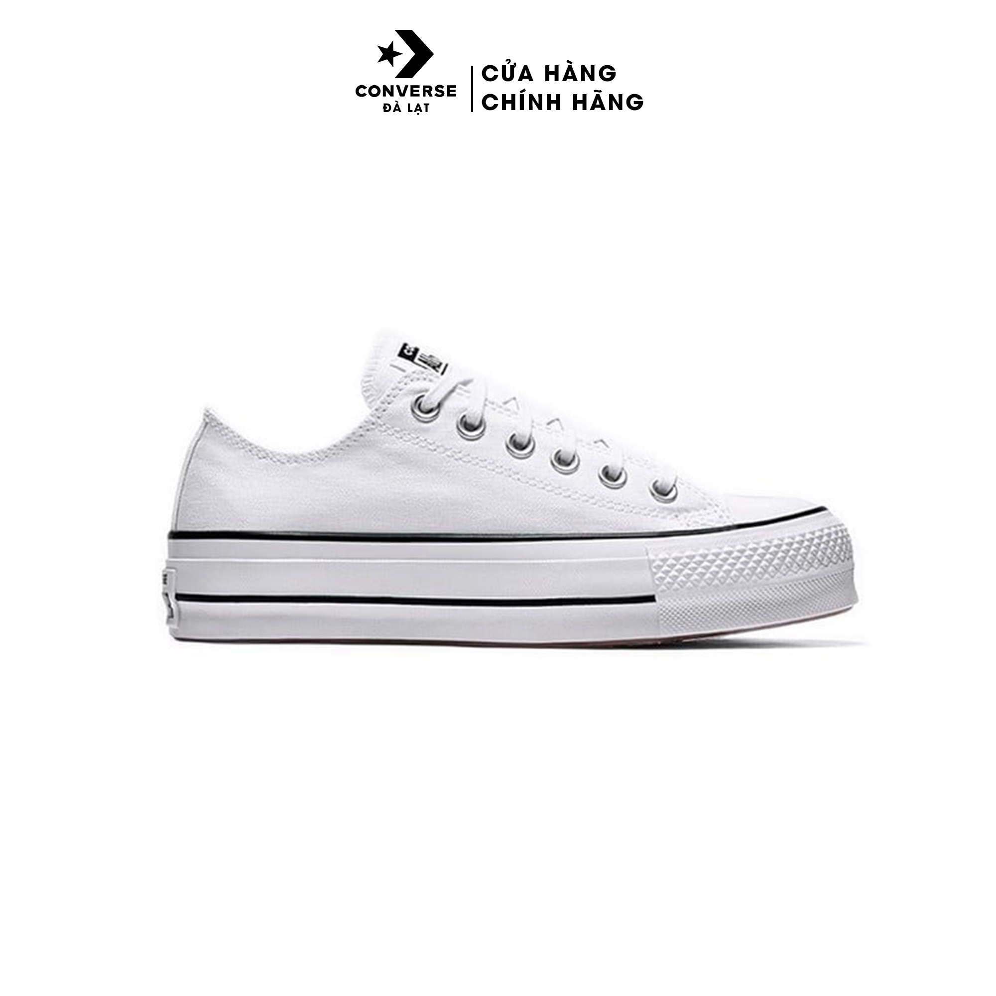 Giày Converse trắng Chuck Taylor All Star Lift Low Top - 560251C