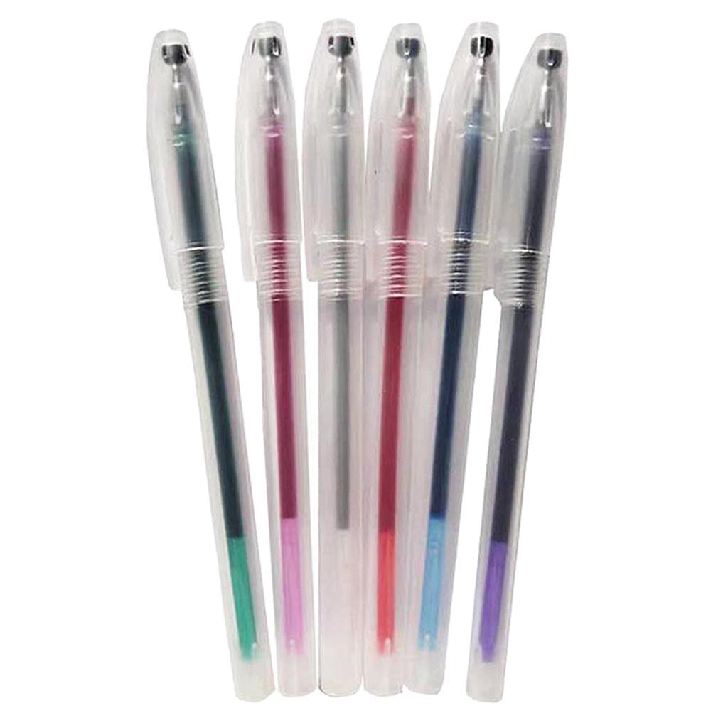 6x Soluble Pen Tailor Vanishing Fabric Marker DIY Embroidery Cross-stitch Crafts