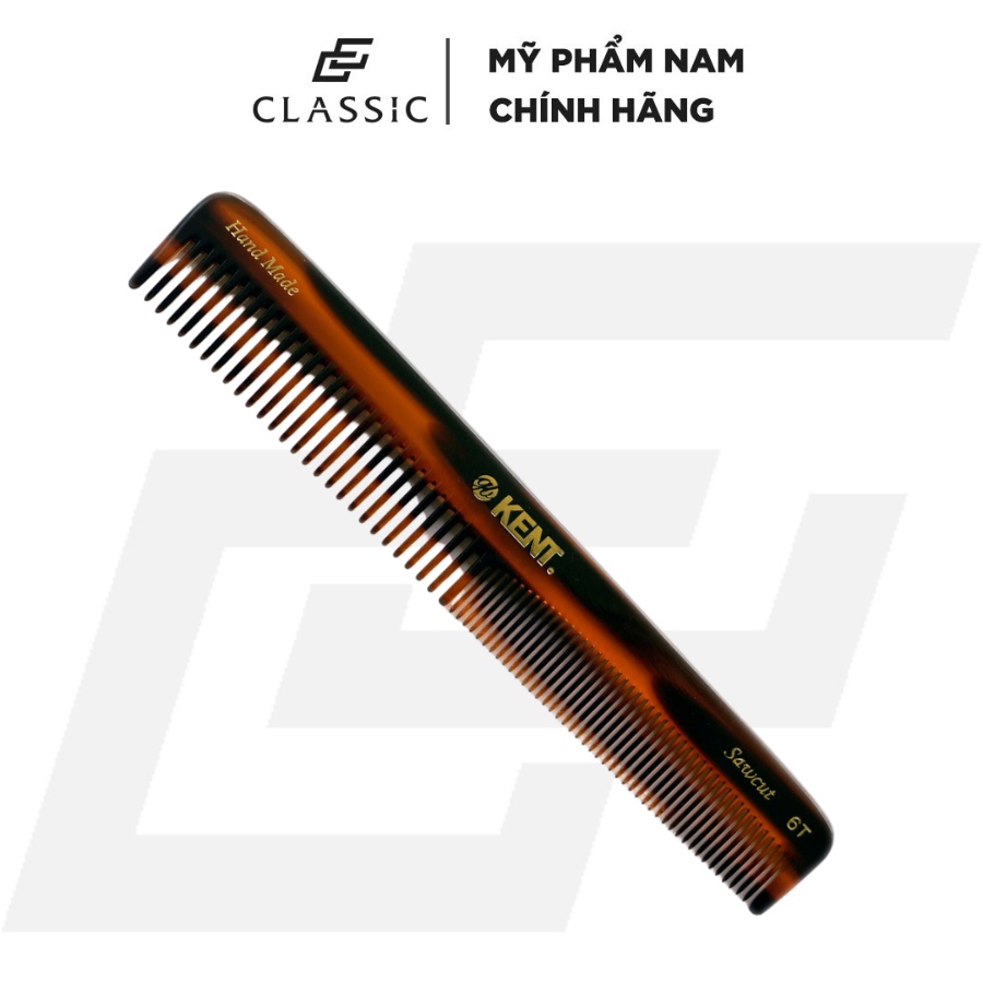 Lược chải tóc Kent Brushes Coarse/Fine Comb – A 6T