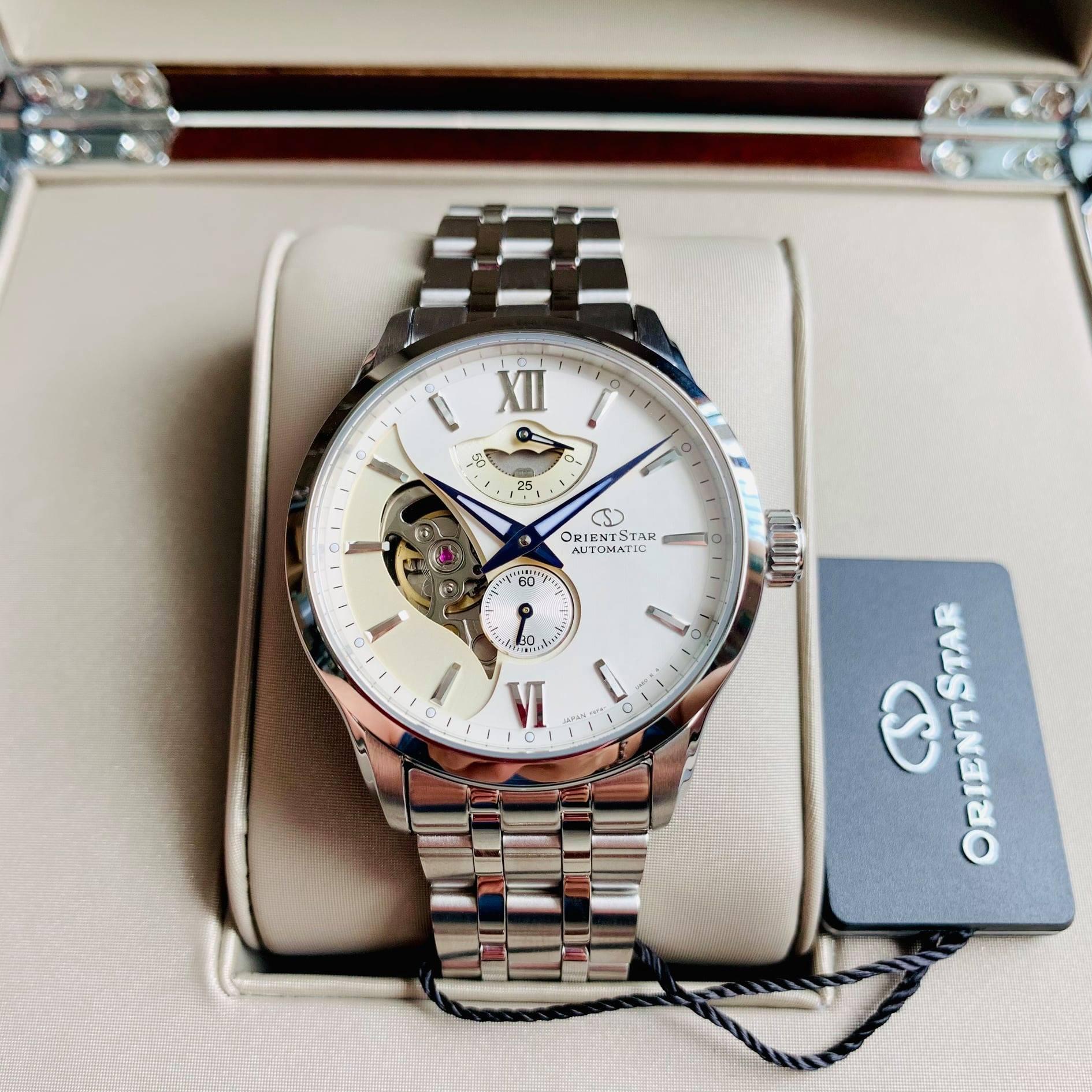 Đồng Hồ Nam Dây Thép Orient Automatic RE-AV0B01S00B