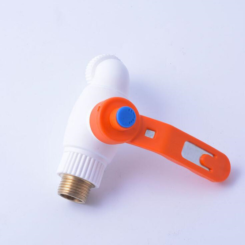 Combo 2 vòi máy giặt bằng nhựa PPR trắng - Màu Xanh - Cam Tặng Kèm Băng Keo Lụa