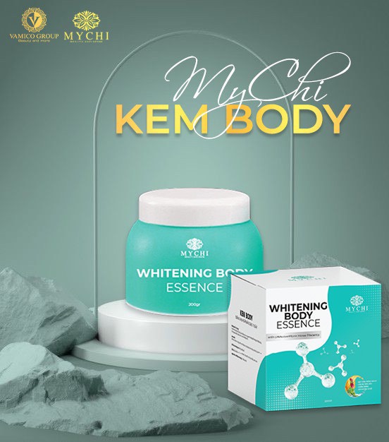 Kem body Mychi whitening Body Essence dưỡng trắng da toàn thân