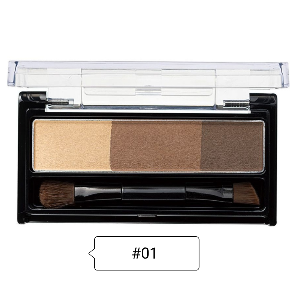 Bột Kẻ Lông Mày Chống Trôi Siêu Mịn Kissme Heavy Rotation (Màu Nâu Xám #02)