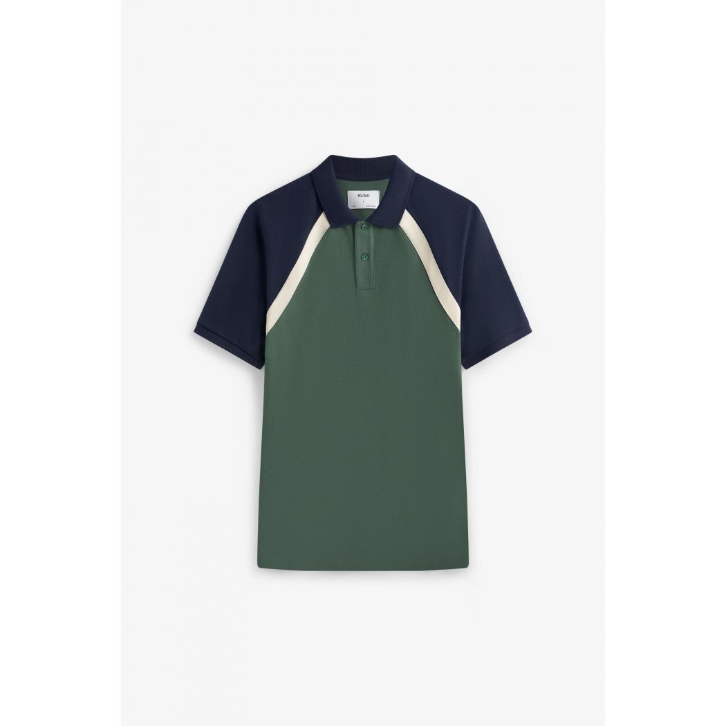 Áo Polo Nam Tay Bo Raglan Phối Màu Form Fitted - 10F21POL022R1 | LASTORE MENSWEAR