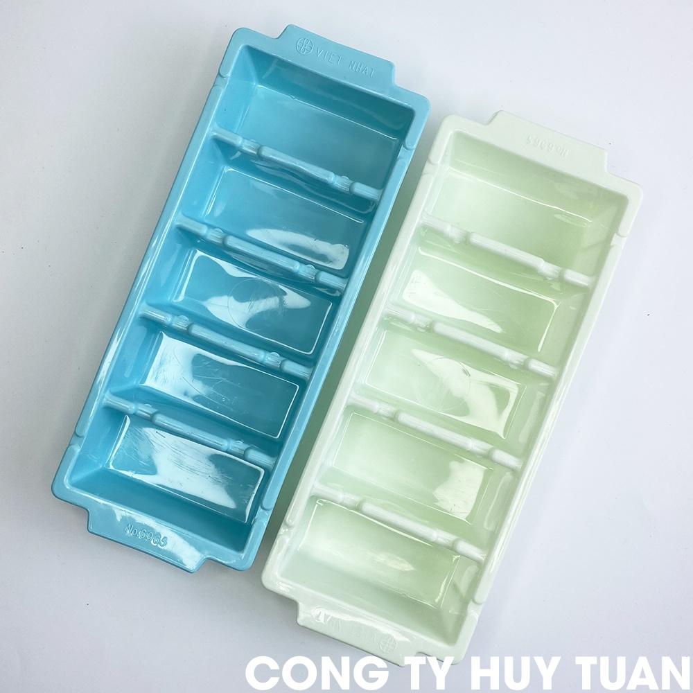 Khay làm đá 5 viên to hình chữ nhật hàng Việt Nhật 6965 (KD05)