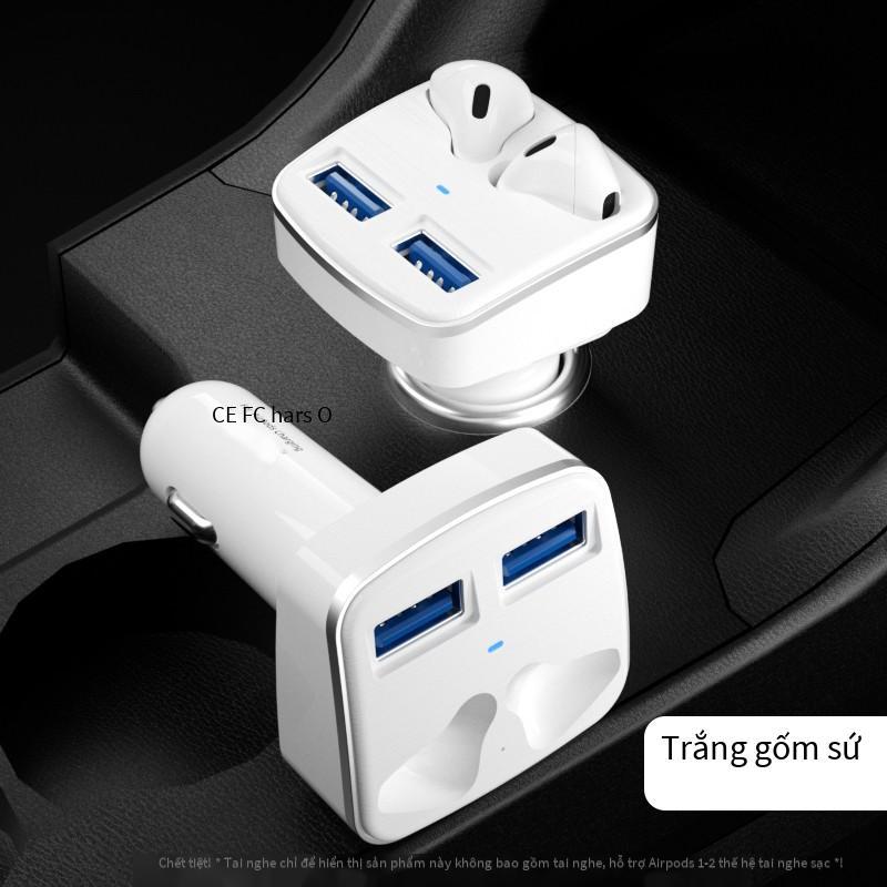 Bộ sạc tai nghe Bluetooth trên ô tô được ưu đãi nhất phù hợp với bộ sạc tai nghe Apple thế hệ 2 Bộ sạc trên ô tô USB type-c trên ô tô