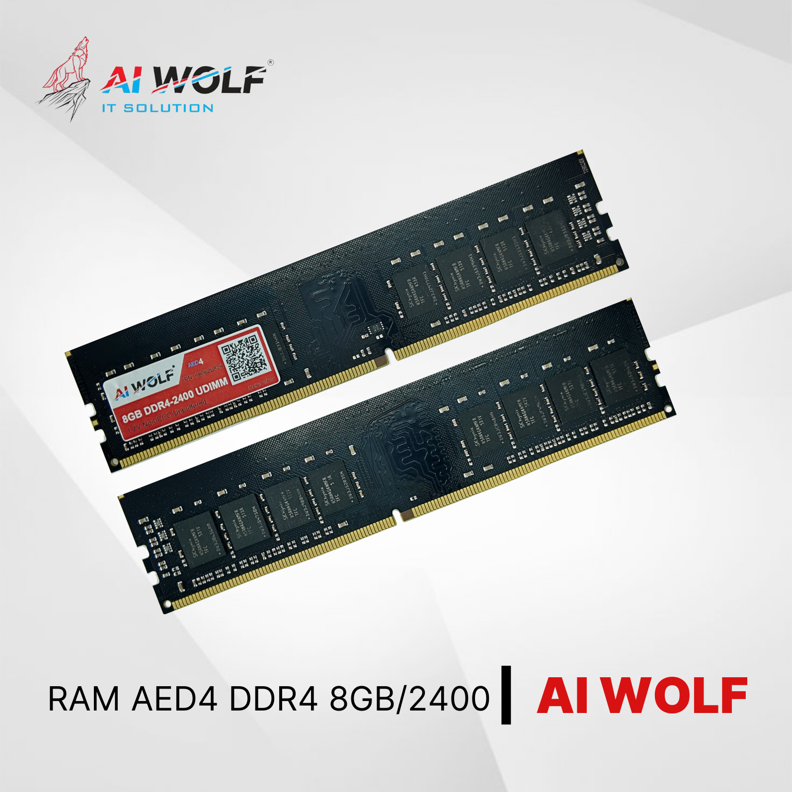 Bộ nhớ RAM PC AIWOLF AED4 DDR4 8GB/2400 – Hàng Chính Hãng