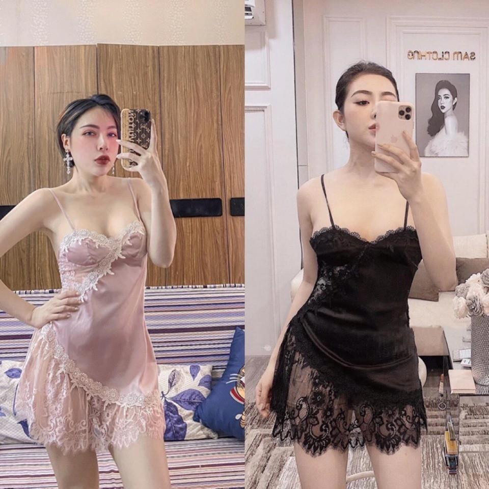 Váy Ngủ Satin Luạ cao cấp Joli 903