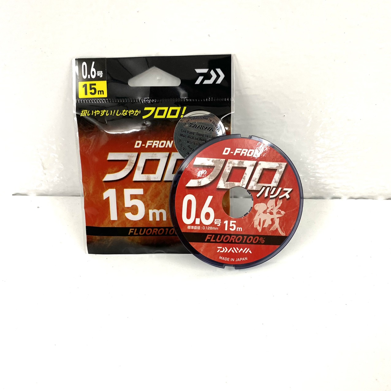 Dây Câu Cá Leader Daiwa D-Fron 100% Fluoro Carbon Cuộn 15m Made In Japan