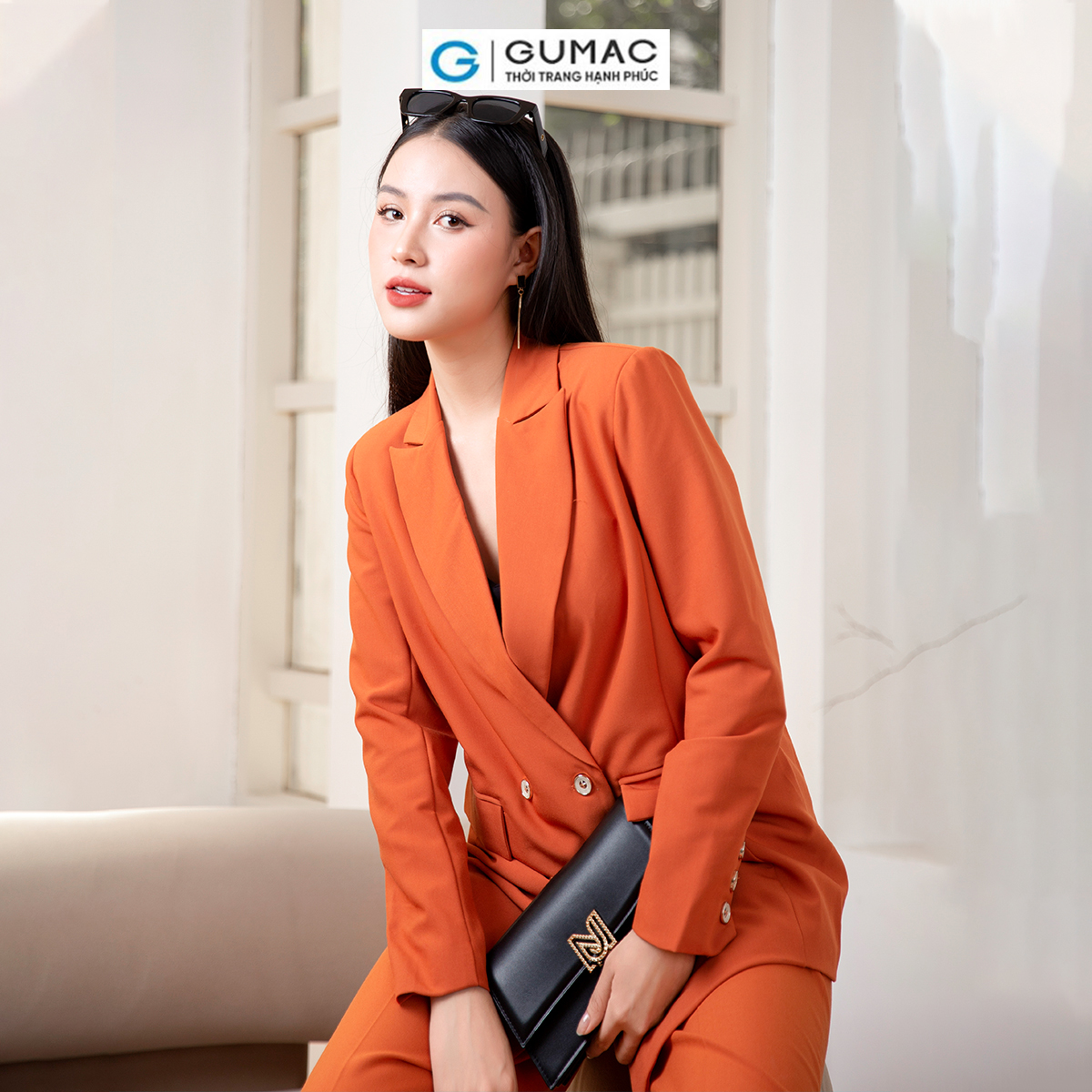 Áo Blazer dáng suông thời trang GUMAC AD10040