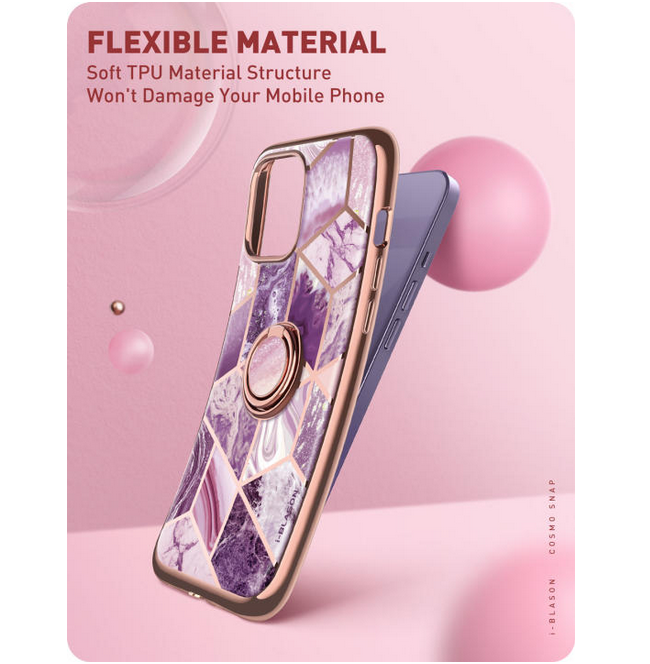 Ốp lưng i-Blason dành cho iPhone 13 Pro Max Snap Ring Ameth – Hàng chính hãng