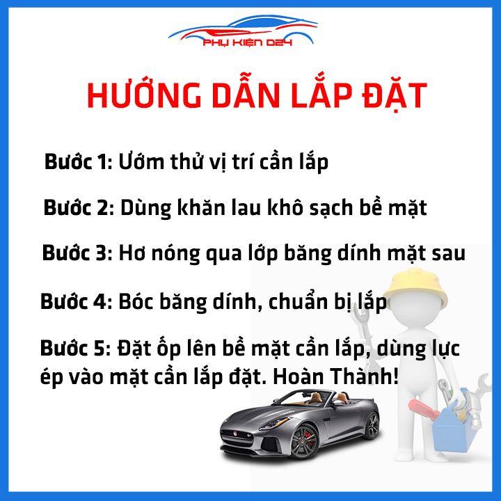 Ốp tay hõm mạ crom Brio 2019 sáng bóng chống trầy bảo vệ cửa xe ô tô