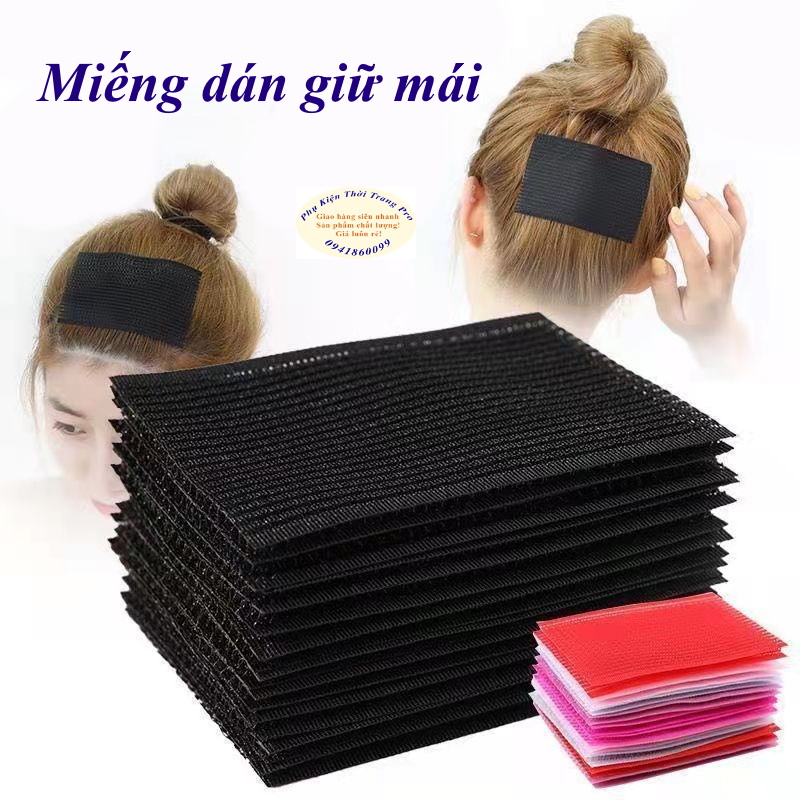 Miếng dán giữ mái tóc Hình chữ nhật 9x6cm Thời trang, Tiện dụng, Xinh xắn, Dễ thương, Cute