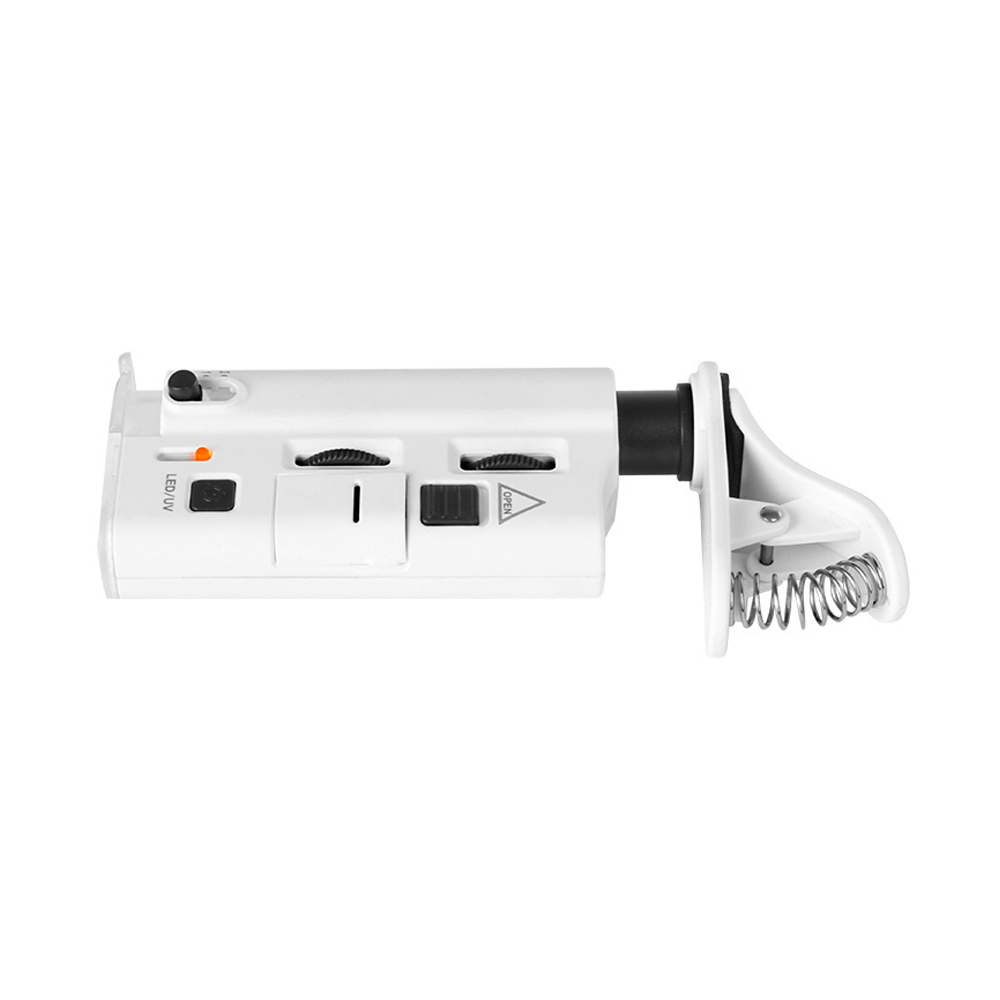 Ống kính hiển vi 60-100x đa năng dạng kẹp cho điện thoại với đèn LED/UV hỗ trợ