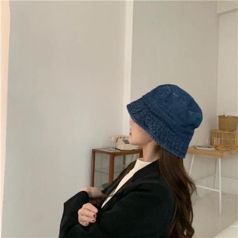 Nón Bucket jean xịn xò