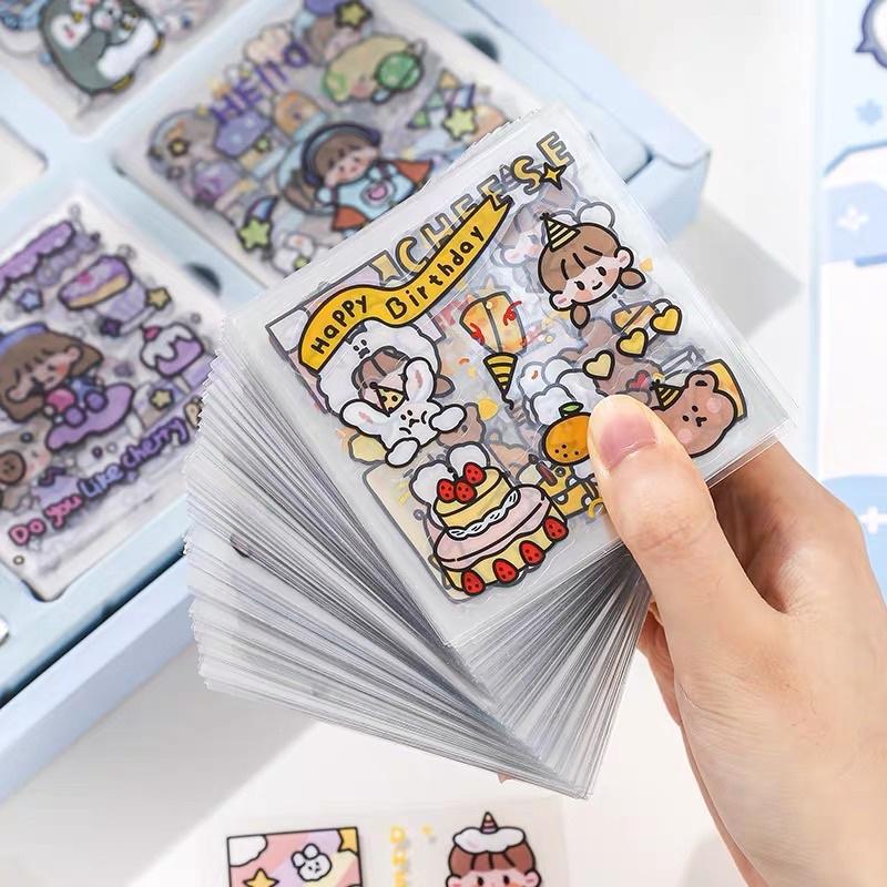 Sticker cute 1200 tấm hình dán dễ thương Lovely Book