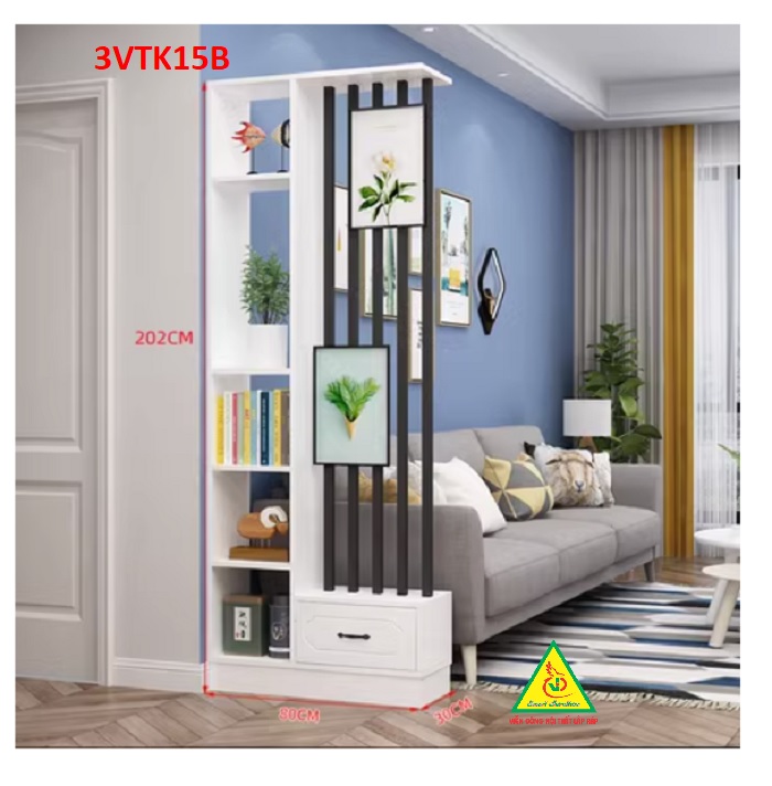 VÁCH NGĂN PHÒNG KHÁCH, NHÀ BẾP, VÁCH NGĂN PHÒNG 3VTK15 - NỘI THẤT LẮP RÁP VIỄN ĐÔNG