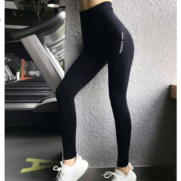 Quần legging nữ yoga, Quần legging nữ tập gym, Quần gym nữ cạp cao - Quần legging dài tập gym nữ nâng mông, gen bụng cực tốt tạo dáng eo thon chất liệu dệt cao cấp (SP096)