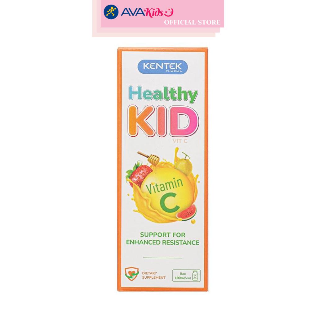 Siro Kentek Healthy Kid Vitamin C hỗ trợ tăng cường sức đề kháng 100 ml (từ 1 tuổi)