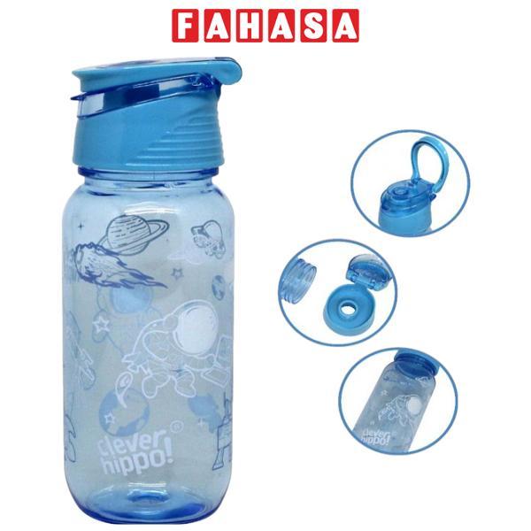 Bình Nước Clever Hippo 450 ml - WB01/BLUE - Màu Xanh Dương