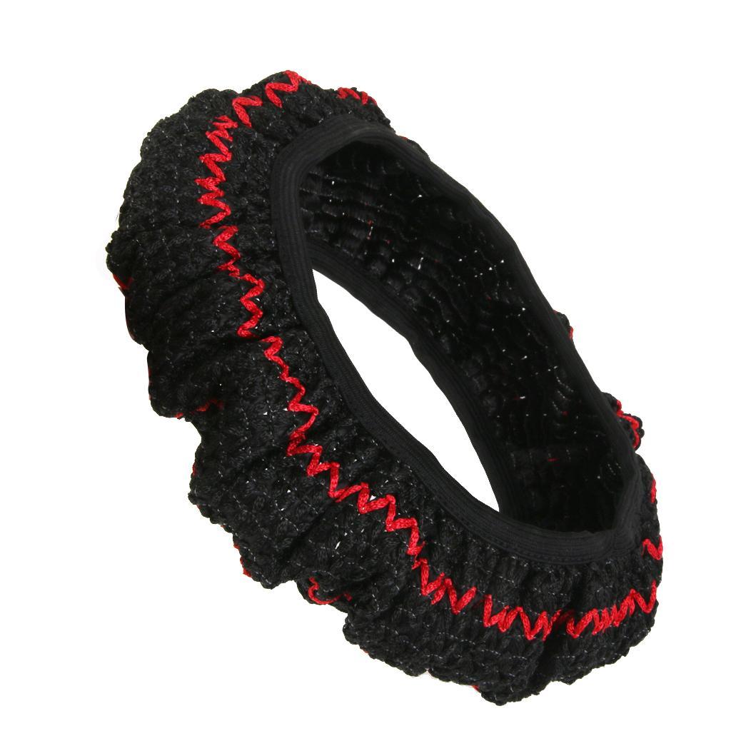 Non-slip  Car Steering Wheel  DIY PU Leather W +Thread