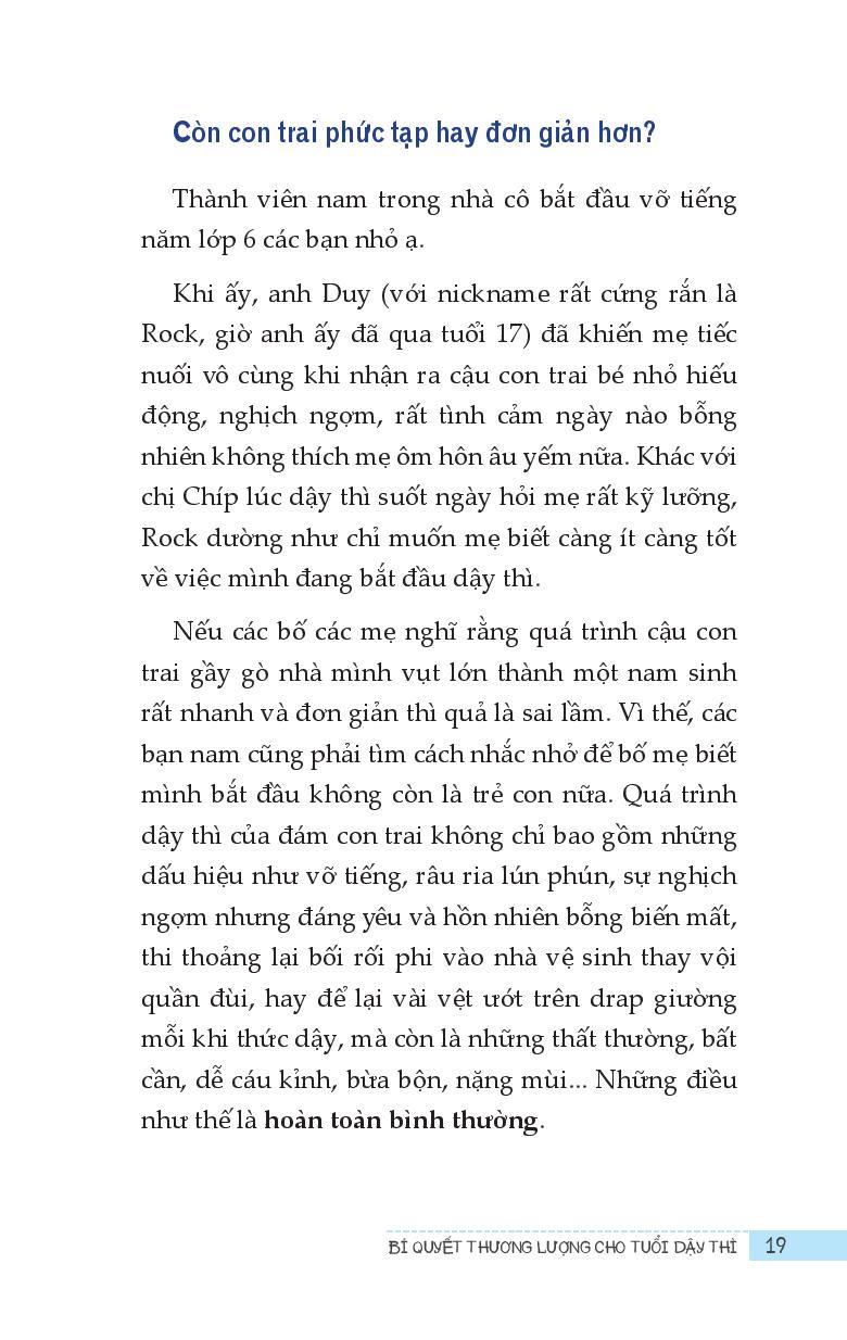 Sách Bí Quyết Thương Lượng Tuổi Dậy Thì