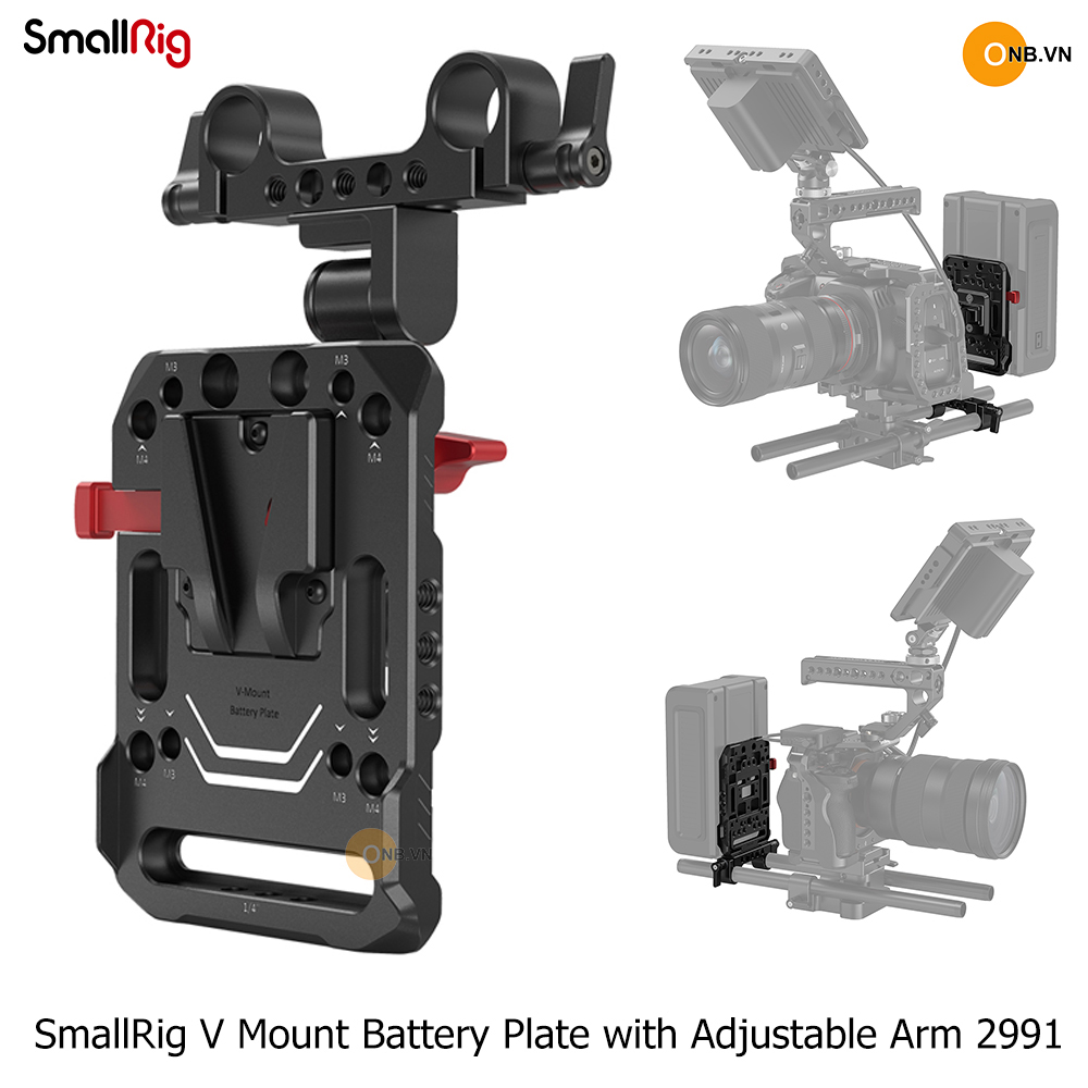 SmallRig V Mount Battery Plate with Adjustable Arm 2991