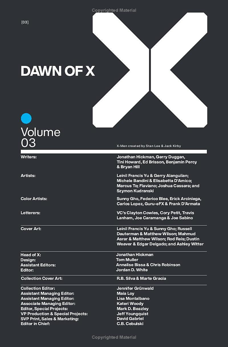 Dawn Of X Vol. 3