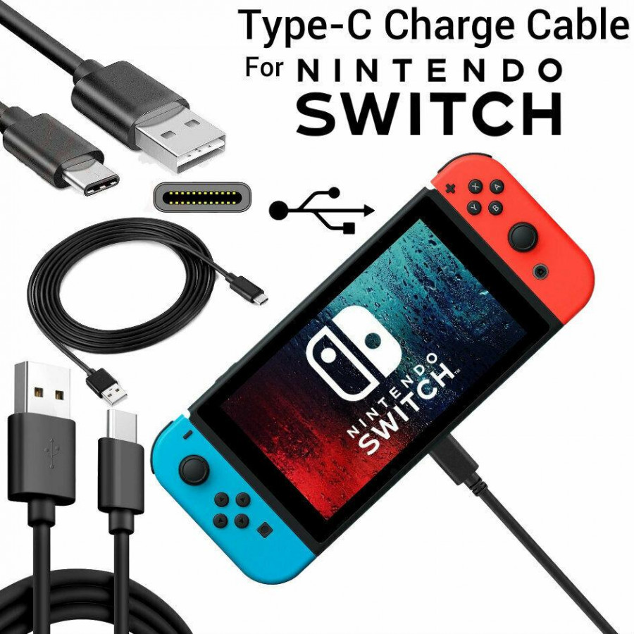 Cáp Sạc USB Type-C Cho Máy Chơi Game Nintendo Cáp Sạc Nhanh 1.8M