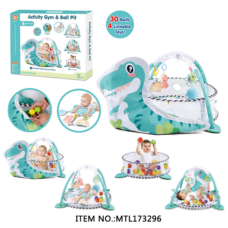 Thảm chơi thông minh 4in1 kích thích giác quan, vận động phát triển tư duy cho bé từ 0 đên 2 tuổi KHUNG LONG