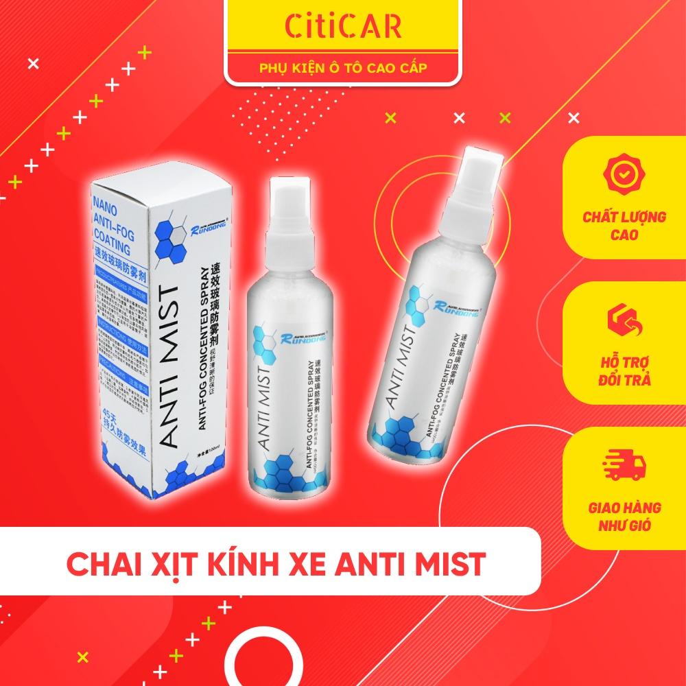 Chai xịt kính xe hơi chống bám sương mù Anti Mist 100ml - Dung dịch chống bám sương lên kính ô tô 100ml