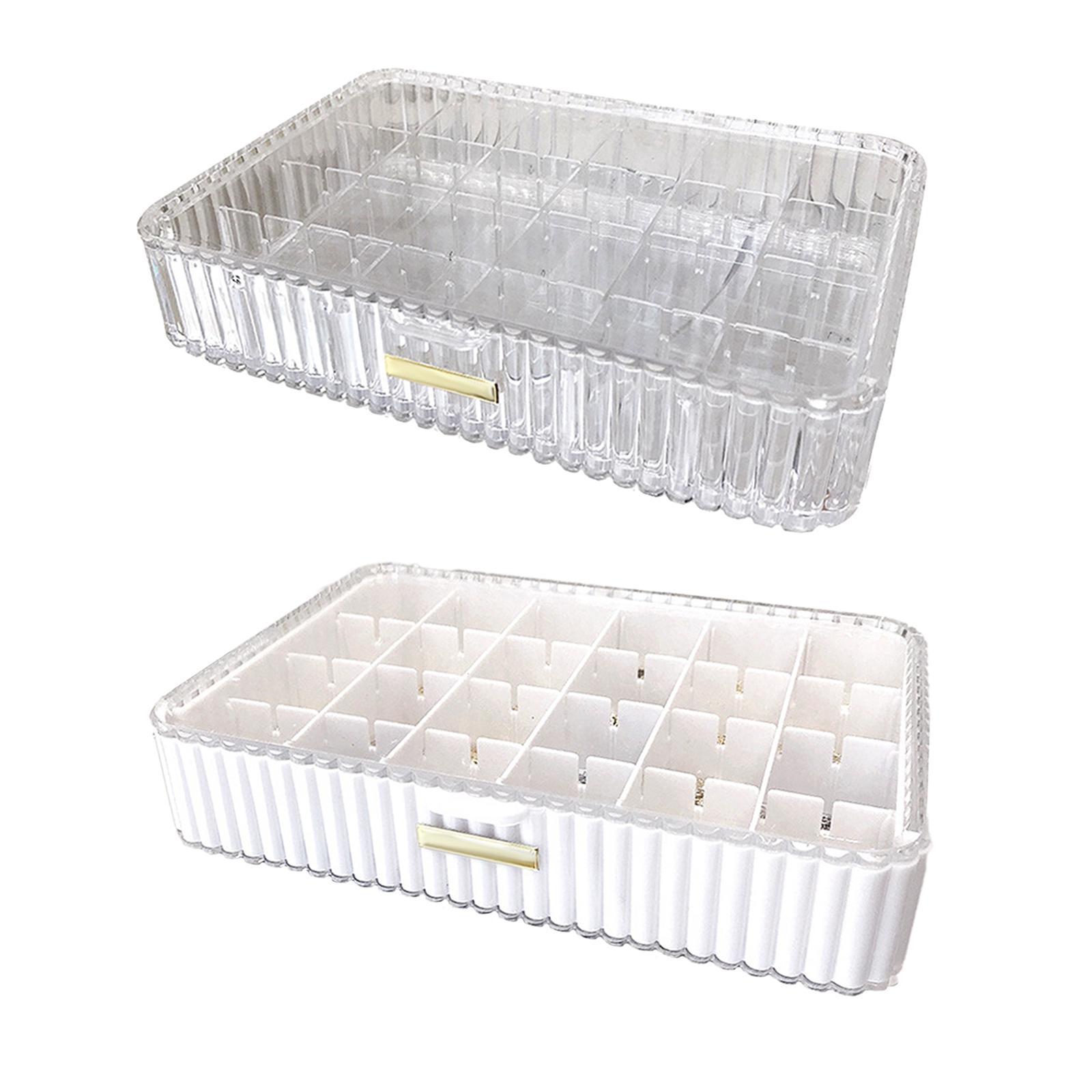 Drawer Storage Box Cosmetic Organizer Desk for Table