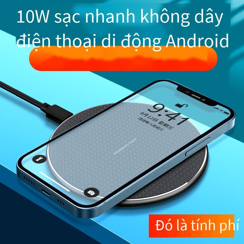 Đảm Bảo Chất Lượng 10W Sạc Không Dây QI Sạc Nhanh Cho Điện Thoại Di Động Thích Hợp Cho Huawei Apple Oppo Sạc Không Dây Xiaomi