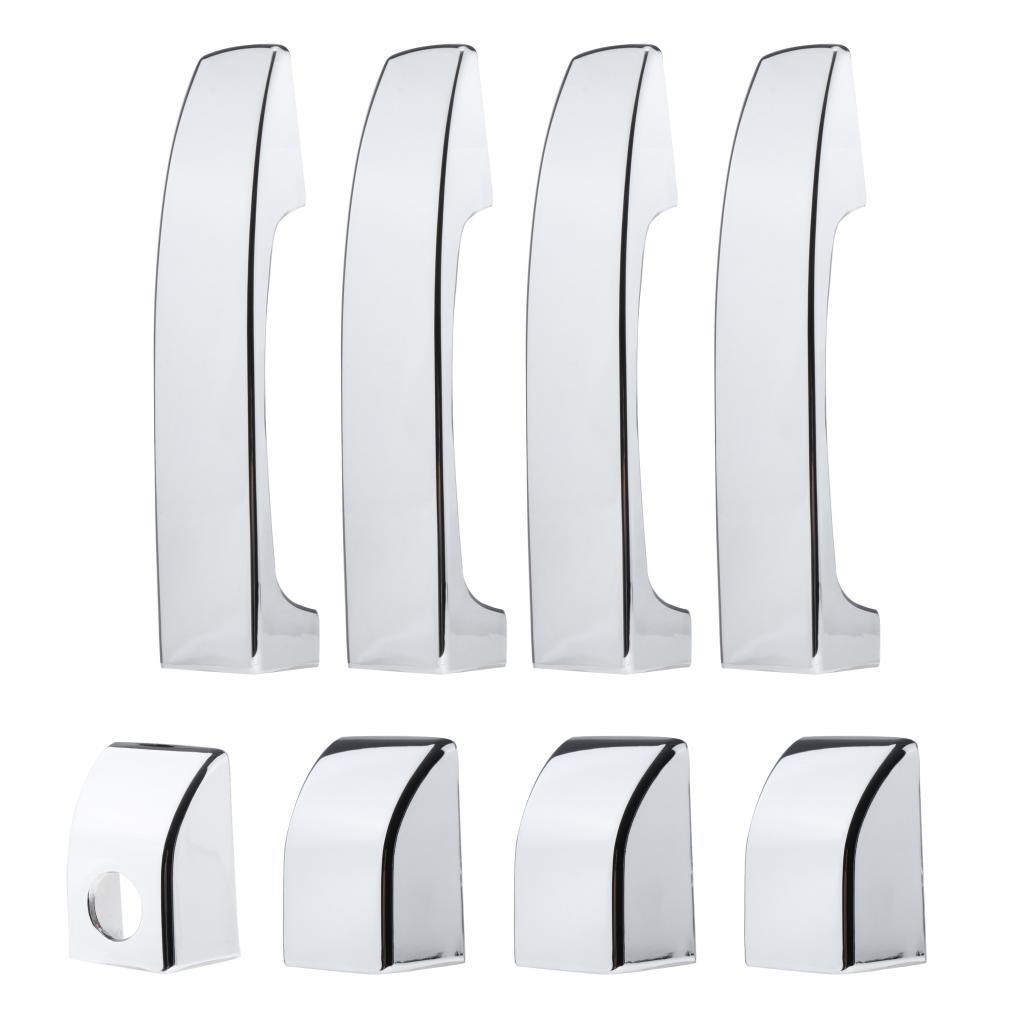 8x Auto Front Driver Side Door Handle Cover Trim Kit for Range Rover L322 02-12