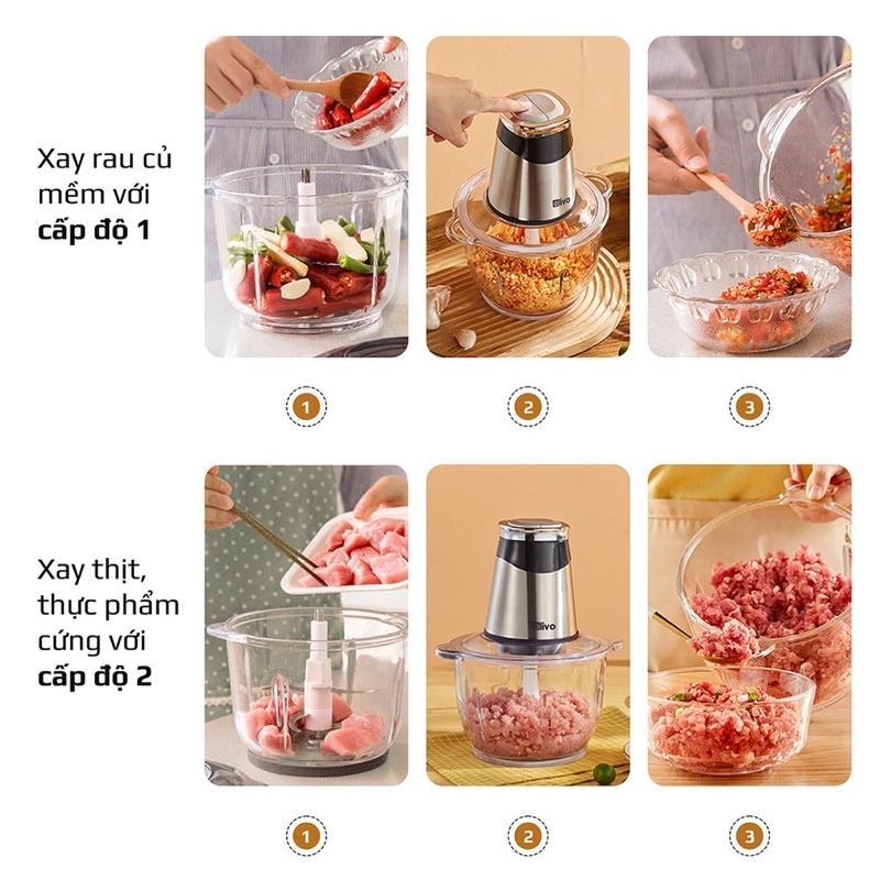 Máy Xay Thịt Thực Phẩm Đa Năng OLIVO FC21 Cao Cấp - Thương Hiệu Mỹ