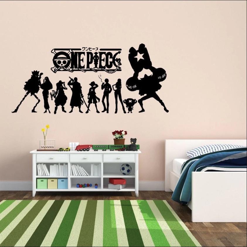 Decal Dán Tường Đảo Hải Tặc mẫu 5 - Decal One Piece trang trí nhà cửa cao cấp AMYSHOP