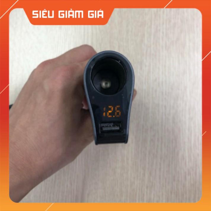 Sản Phẩm Tẩu Sạc Ô tô, Xe Hơi Hyundai 1 Tẩu Tròn - Có Đèn Led Báo Điện Áp Phù Hợp Hầu Hết Các Dòng Xe