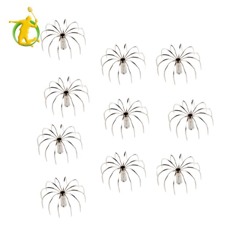 Bộ 10 móc câu hình mực bằng thép không gỉ tiện dụng