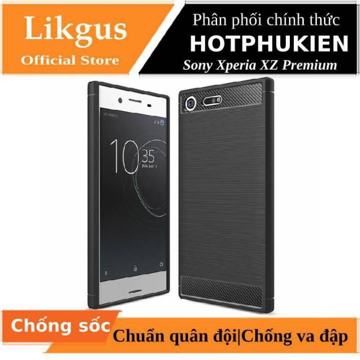 Ốp lưng silicon chống sốc cho Sony Xperia XZ Premium hiệu Likgus (bảo vệ toàn diện, siêu mềm mịn) - Hàng chính hãng